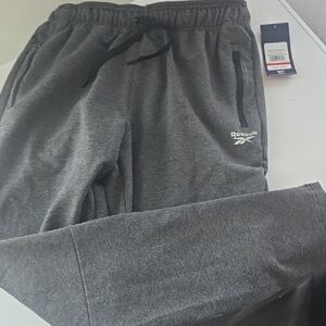 Reebok Charcoal Athletic Joggers